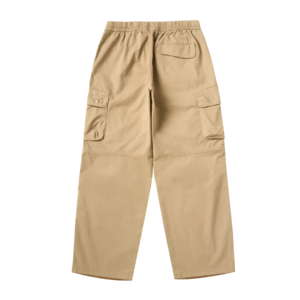 Pantalones Cargo Jaffico International para Hombre, Color Sólido, Ecológicos, 100% Algodón Tejido, Ligeros, Pierna Ancha, Cintura Elástica, Cierre de Cremallera - Product Image 1