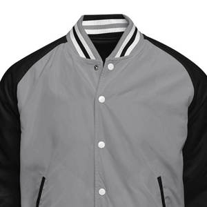 Customized Casual Wear Men's Varsity Jackets with Stand Collar Premium Quality Men Baseball Jacket Available in Different Colors - Product Image 2