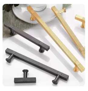 Modern <b>Matte</b> <b>Black</b> <b>Door</b> Handle Set Minimalist Zinc Alloy Interior <b>Door</b> Lever Sleek Square Backplate Home Hardware Handle - Product Image 3