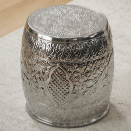 Modern <b>Round</b> Marble Top <b>Nesting</b> Side <b>Tables</b> with Metal Frame Living Room Furniture Decorative Accent <b>Table</b> - Product Image 2