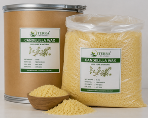 Cire de Candelilla de qualité cosmétique supérieure CAS 8006-44-8, matière première cosmétique utilisée pour les rouges à lèvres et exportée d'Inde - Product Image 6