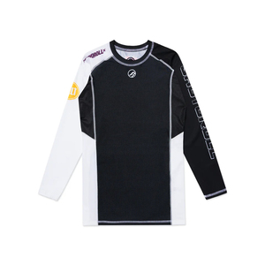 Camiseta de Compresión de Manga Larga con Logotipo Personalizado para Hombre, Camiseta Deportiva con Estampado de Rash Guard para MMA, BJJ, Jiu Jitsu, Venta al por Mayor - Product Image 6