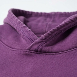 Sweat-shirt à capuche unisexe en molleton 100% coton, coupe courte et ample, couleur unie numérique, imperméable, pour l'hiver, du fabricant - Product Image 6