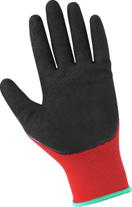 Gants de travail personnalisés rouge et noir avec logo, protection antidérapante pour l'été, gants de sécurité en latex pour la construction, le jardinage et le travail pour hommes - Product Image 3
