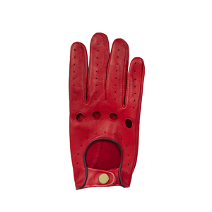 Gants de conduite en cuir pour hommes - Couleur et taille personnalisables, hiver, doigts entiers, respirants, antidérapants, légers, chauds, compatibles écran tactile, cyclisme - Product Image 2