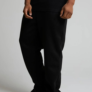 Pantalones Deportivos Casuales para Hombre con Bolsillos, Cintura Media, Pantalones de Chándal de Poliéster y Algodón, Pantalones Deportivos Rectos con Estampado - Product Image 1