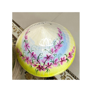 Sombrero Cónico de Loto Azul, Artesanía Vietnamita, Exportación, Comercio y Suministro para Tiendas de Recuerdos Profesionales - Product Image 1