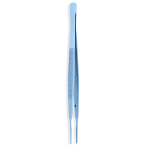 Forceps manuel microchirurgical en acier inoxydable bleu titane de 175 mm (6,78 pouces) - Product Image 5