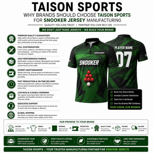 เสื้อโปโลสนุกเกอร์หญิง 190 GSM ผ้าโพลีเอสเตอร์ถักระบายอากาศได้ดี สีเขียวเซจ แต่งขอบตัดกัน ปักลายแบบกำหนดเอง พิมพ์ลายแบบซับลิเมชั่น สำหรับมืออาชีพ - Product Image 5