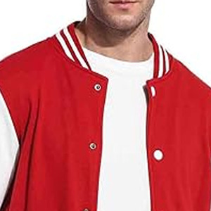 Mens Varsity Letterman <b>Jackets</b> Vintage Streetwear <b>Baseball</b> <b>Bomber</b> <b>Jacket</b> for Men Women Casual - Product Image 2