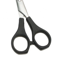 Ciseaux de coiffure professionnels Tegra de haute qualité en acier inoxydable, à lame tranchante, 30 dents, manche en caoutchouc, pour droitiers