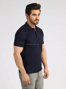 Polos de golf personalizados de alta calidad para hombre, talla XL en blanco con logotipo bordado, camisetas de polo informales de manga corta lisas - Product Image 2