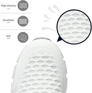 Zapatillas Deportivas de Invierno de Alta Calidad para Correr, Caminar y Entrenar, con Soporte Acolchado, Color Personalizado, Cordones Blancos, Unisex - Product Image 3