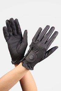 Guantes de equitación de cuero Elite para invierno al por mayor, ultra transpirables, con agarre ecuestre, logotipo personalizado, fabricante OEM - Product Image 2