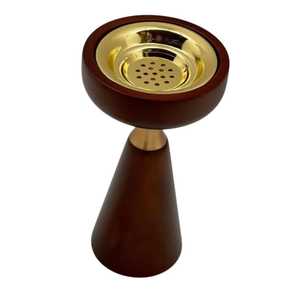 New Design Metal & Resin Incense <b>Burner</b> with Gold Inner Bowl Aromatherapy Use Conical Base Design - Product Image 1