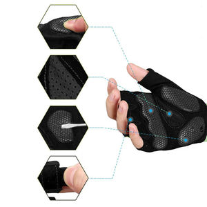 Gants de musculation demi-doigts unisexes pour la gym et le cyclisme - Product Image 5