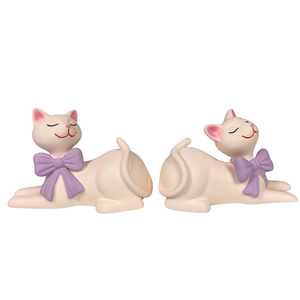 Haute Qualité M & L Chat Résine Animal Sculpture Conception Personnalisée Art Thème Moule Produit En Gros Fournisseur Vietnam En Vrac Artificiel - Product Image 3