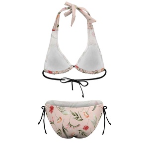 Top Trending Ladies Adult Size Printed <b>Bikini</b> <b>Set</b> In Nylon Cotton With <b>Push</b> <b>Up</b> Bra Eco Friendly & Comfortable Women Swimwear <b>Set</b> - Product Image 4