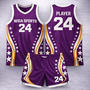 Maillots de basketball personnalisés OEM tendance pour hommes – Été, séchage rapide, anti-humidité, respirants, col en V, sans manches - Product Image 6