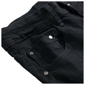 กางเกงยีนส์ทรงตรงหลวมสไตล์ลำลองสำหรับผู้ชาย คุณภาพพรีเมียม ผ้ายีนส์เดนิมแบบซักล้าง สามารถปรับแต่งได้ - Product Image 3