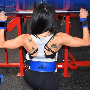 เข็มขัดยกน้ำหนักคุณภาพสูง โลโก้สั่งทำได้ รองรับหลัง สำหรับฟิตเนส เพาะกาย หนังวัวแท้ - Product Image 5