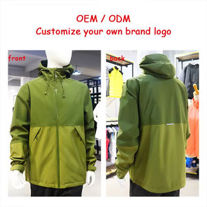 Chaqueta Impermeable de Alta Calidad para Hombre y Mujer, Cortavientos para Senderismo y Camping, Logotipo Personalizado, OEM, ODM Disponible, Venta al Por Mayor - Product Image 3