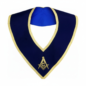 Faja Masónica de Seda del Rito Escocés de Grado 32 con Borde de Cuello Grabado, Regalia Étnica para Ceremonia - Product Image 3