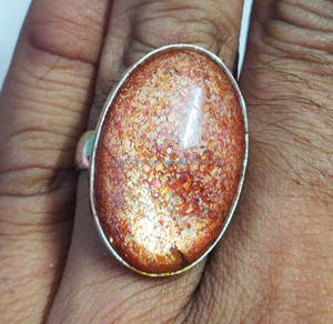 Anillo de declaración de piedra solar azul hecho a mano 925 joyería Vintage de plata esterlina anillo de aniversario de compromiso clásico - Product Image 5