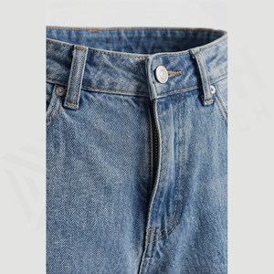 Nuevos Jeans de Corte Bootcut de Tiro Bajo Transpirables 2025 para Hombre, Jeans de Mezclilla de Corte Holgado, Celana Pria, Jeans Personalizados - Product Image 6