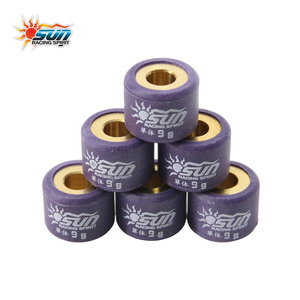 ชุดลูกกลิ้งเพิ่มสมรรถนะ SUN RACING 15x12 มม. 9G สำหรับ MIO 100 ปรับสมดุล CVT อย่างแม่นยำ ผลิตในไต้หวัน 6 ชิ้น - Product Image 2