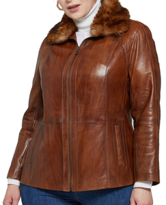 Veste en cuir pour femme, classique et formelle, en cuir de vachette souple de qualité supérieure, respirante, de la marque Solid Trader. - Product Image 6