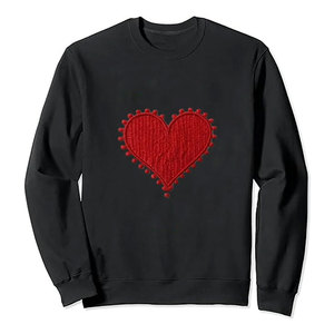 Sweat-shirts brodés décontractés chauds pour l'hiver, style tendance, séchage rapide, confortables - Product Image 1