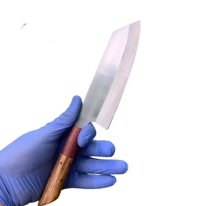 Cuchillo de Chef Jexmoo Personalizado Hecho a Mano en Acero al Carbono con Hoja de 8 Pulgadas, Mango Elegante y Funda de Cuero - Regalo para Chef - Product Image 1
