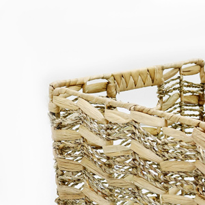 Eco Friendly High Quality Water Hyacinth Handmade Modern <b>Storage</b> <b>Basket</b> Hamper Customizable Size Color for Home Kitchen - Product Image 6