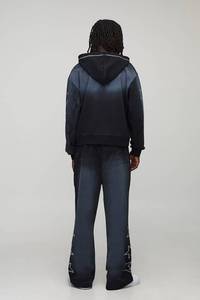 Ensemble de survêtement vintage délavé pour homme, style streetwear oversize, respirant, haute qualité, OEM & ODM - Product Image 2