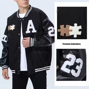 Vestes Letterman pour hommes, mode streetwear, décontractées, chaudes, tendance, pour tous les jours, vestes d'hiver - Product Image 3