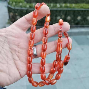 Rosario de Oración Estilo Ángel Hecho a Mano en Resina, Tasbih con Color Personalizable, Joyería Musulmana Ecológica, Exportador de India - Product Image 2