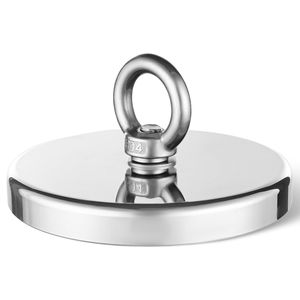 Kit magnete da pesca a 2000 libbre con forza di trazione e moschettone a corda per accessori da caccia - Product Image 1