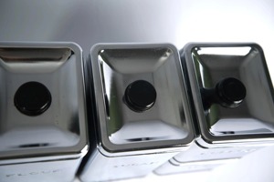 Stainless Steel <b>Storage</b> Canisters Set For <b>Kitchen</b> Flour Sugar Coffee Tea Airtight <b>Containers</b> Countertop Use Wholesale From India - Product Image 2