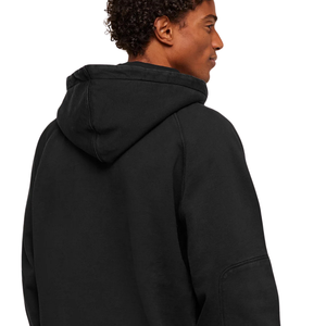 Sudadera con Capucha Negra Premium para Hombre, Corte Holgado, Forro Polar Grueso, Estilo Casual Urbano - Product Image 6