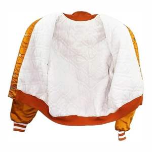 Chaqueta Varsity Personalizada para Hombre, Chaqueta de Poliéster Reversible y Resistente al Viento, Diseño de Satén con Opciones de Logotipo, Servicio OEM al por Mayor - Product Image 6