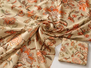 Tela Tejida con Estampado Floral de Poliéster Satinado, Ecológica, Orgánica, Resistente a las Manchas y de Secado Rápido para Prendas y Decoración del Hogar - Product Image 5