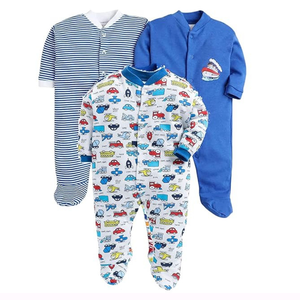 Fabricante de peleles transpirables para recién nacidos, proveedor de ropa de bebé de algodón suave, pelele mono - Product Image 6
