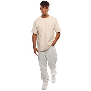 Camiseta Extra Grande para Hombre con Logotipo Personalizado Serigrafiado en la Parte Delantera, 100% Algodón de Alta Calidad, Antiarrugas, Diseño Liso, Cuello Redondo, Estilo Casual Elegante - Product Image 3