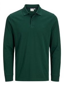 Chemise à manches longues pour homme, géométrique, unie, respirante, 100% polyester tricoté, noir/blanc, taille moyenne - Product Image 6