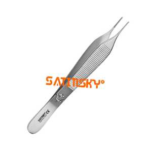 Pince à tissu de pouce TC ADSON 12CM Instruments de microchirurgie en acier inoxydable AISI 420 manuel certifié CE Source réputée - Product Image 6
