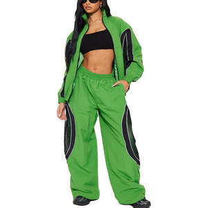 Conjuntos de Ropa Deportiva para Mujer al por Mayor, Chaquetas Cortavientos Personalizadas OEM, Chaquetas Cortavientos de Alta Calidad con Logotipo Personalizado, Trajes Deportivos para Mujer - Product Image 1