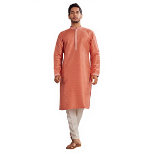 Stylish Ethnic Wear Cotton Party Wear <b>Kurta</b> Embroidered <b>Mens</b> Wedding Ceremony Stylish Party Wear <b>Kurta</b> for <b>Men</b> - Product Image 6