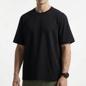 Fabricant OEM en gros sur mesure, fournisseur de t-shirts en coton pour hommes, tissu jersey peigné, service de vêtements en gros avec étiquette privée - Product Image 1