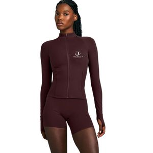 Women's Breathable Athletic <b>Jacket</b> Full Zip Training <b>Workout</b> Outerwear Lightweight Sportswear Custom Logo Fitness <b>Jacket</b> - Product Image 1